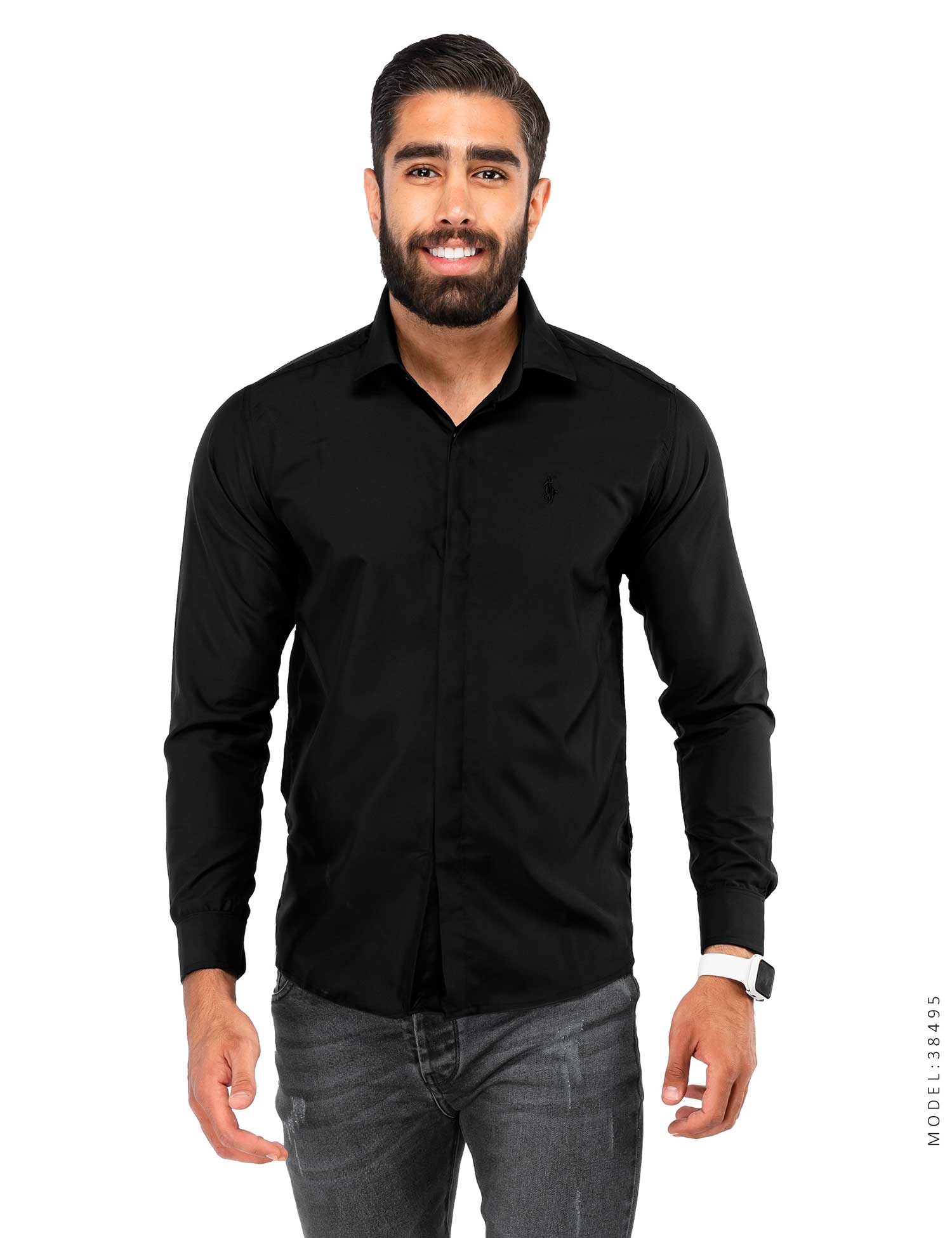 پیراهن مردانه ساده Polo مدل 38495