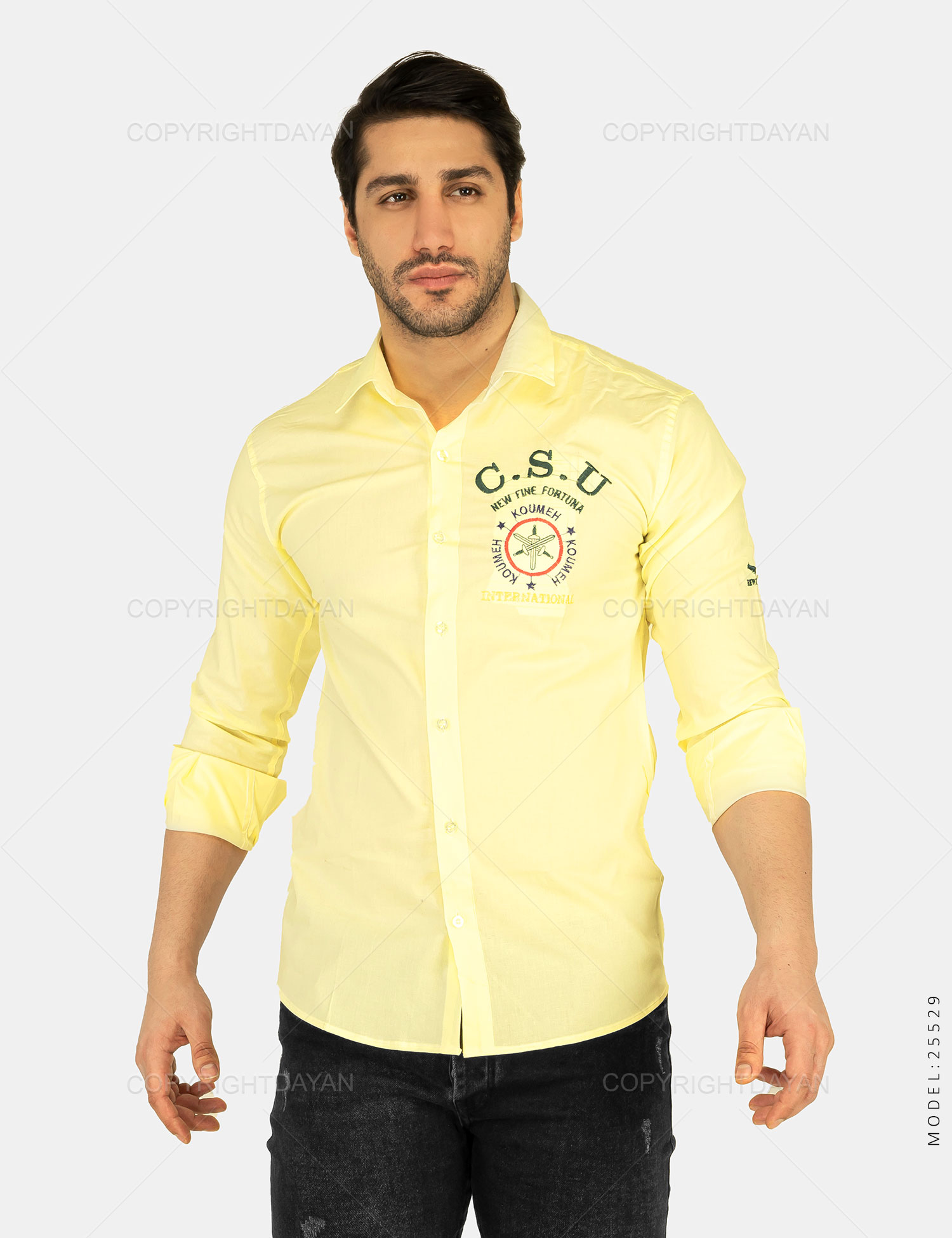 پیراهن مردانه Carlo مدل 25529
