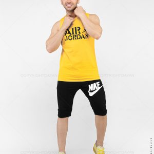 ست رکابی شلوارک مردانه Nike مدل 19311