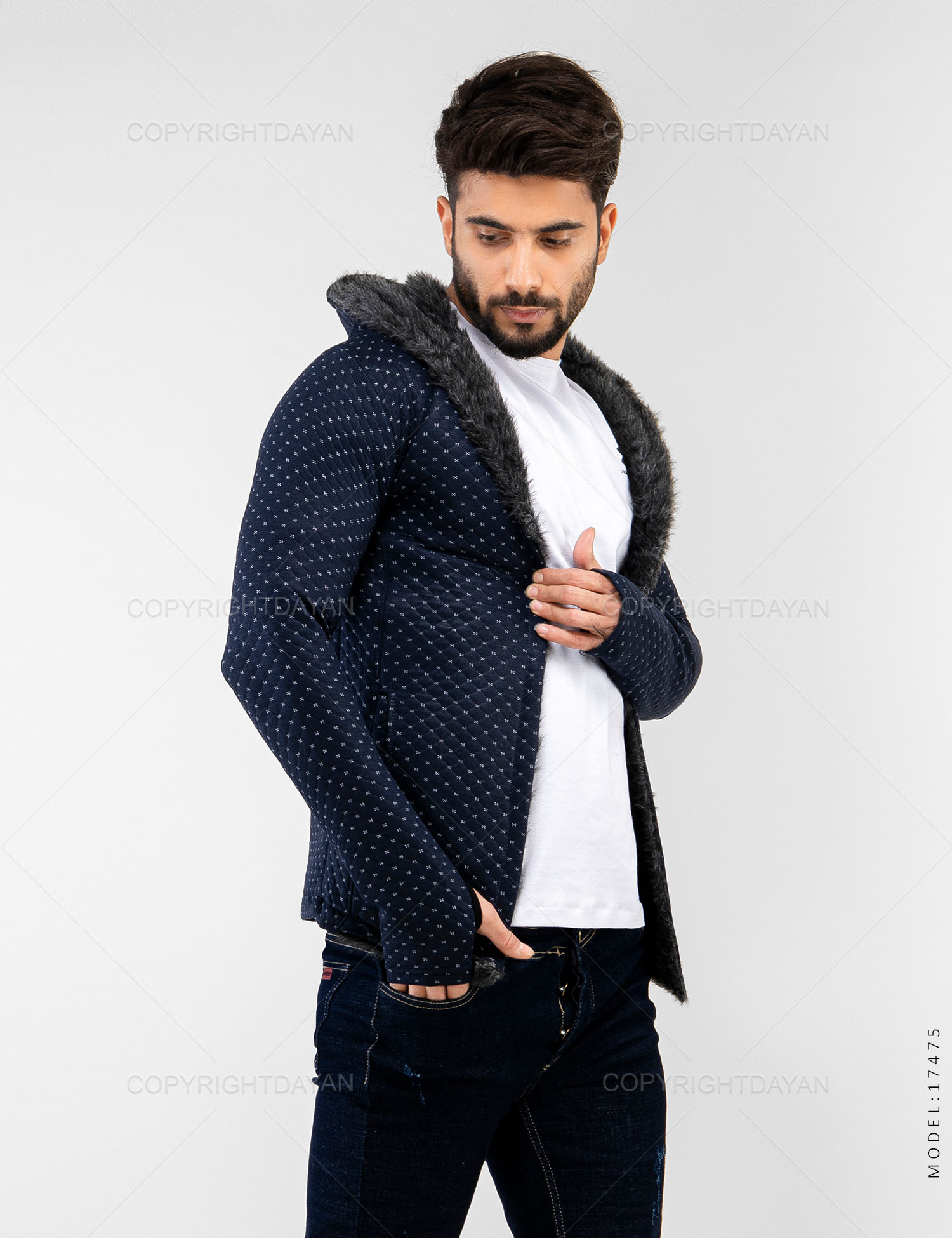 شنل خزدار مردانه Arat مدل 17475