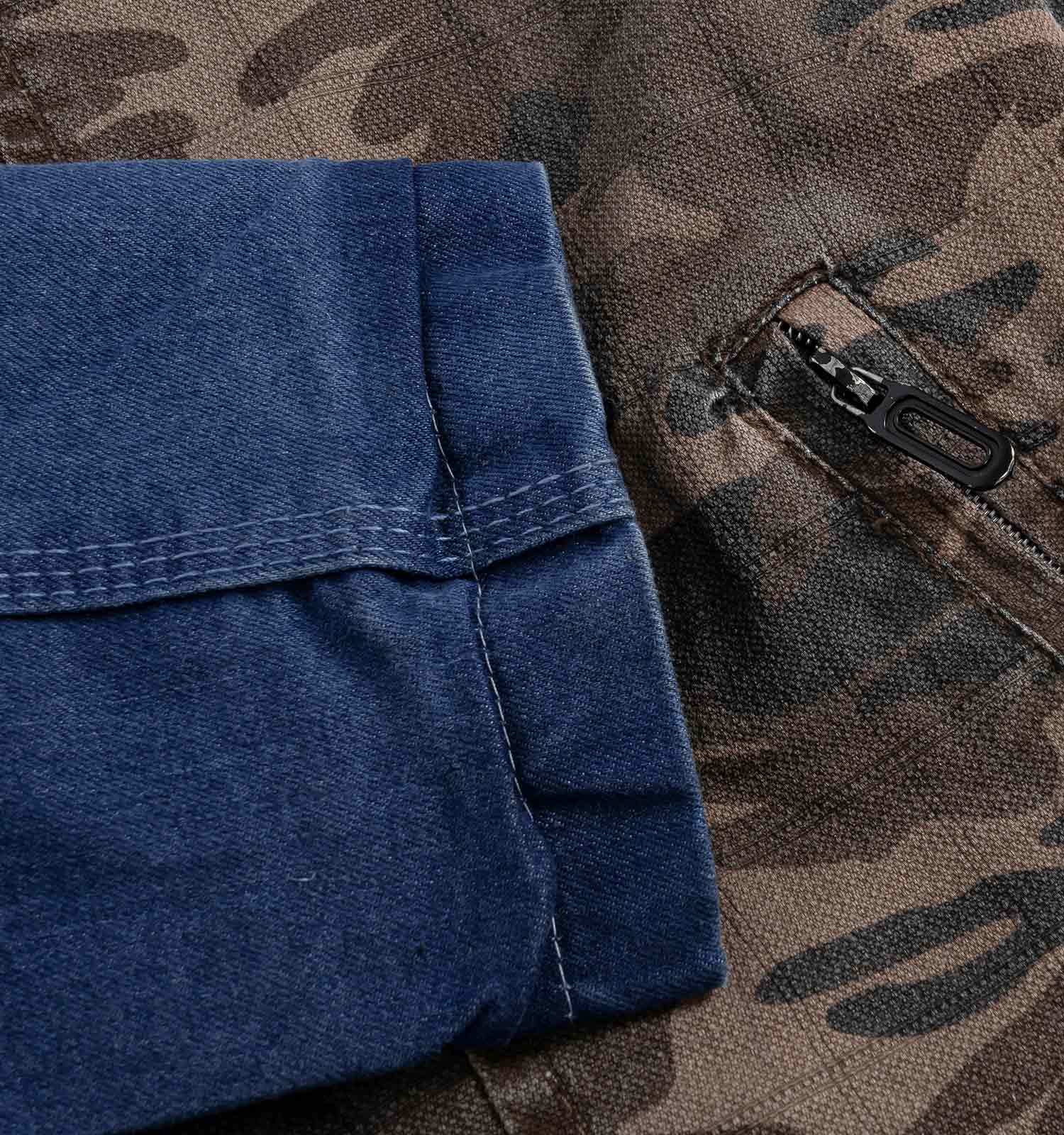 کاپشن کتان مردانه چریکی Stark مدل 40645