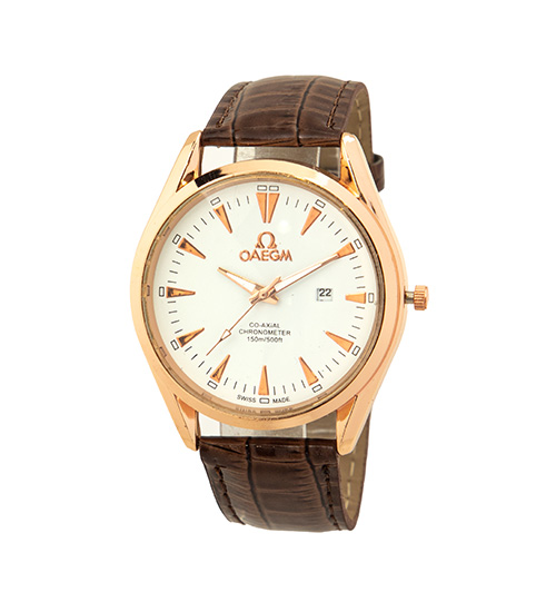 ساعت مچی چرم مردانه Omega مدل 41911