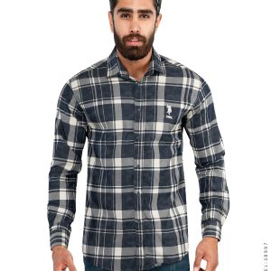 پیراهن مردانه چهارخانه Polo مدل 38997