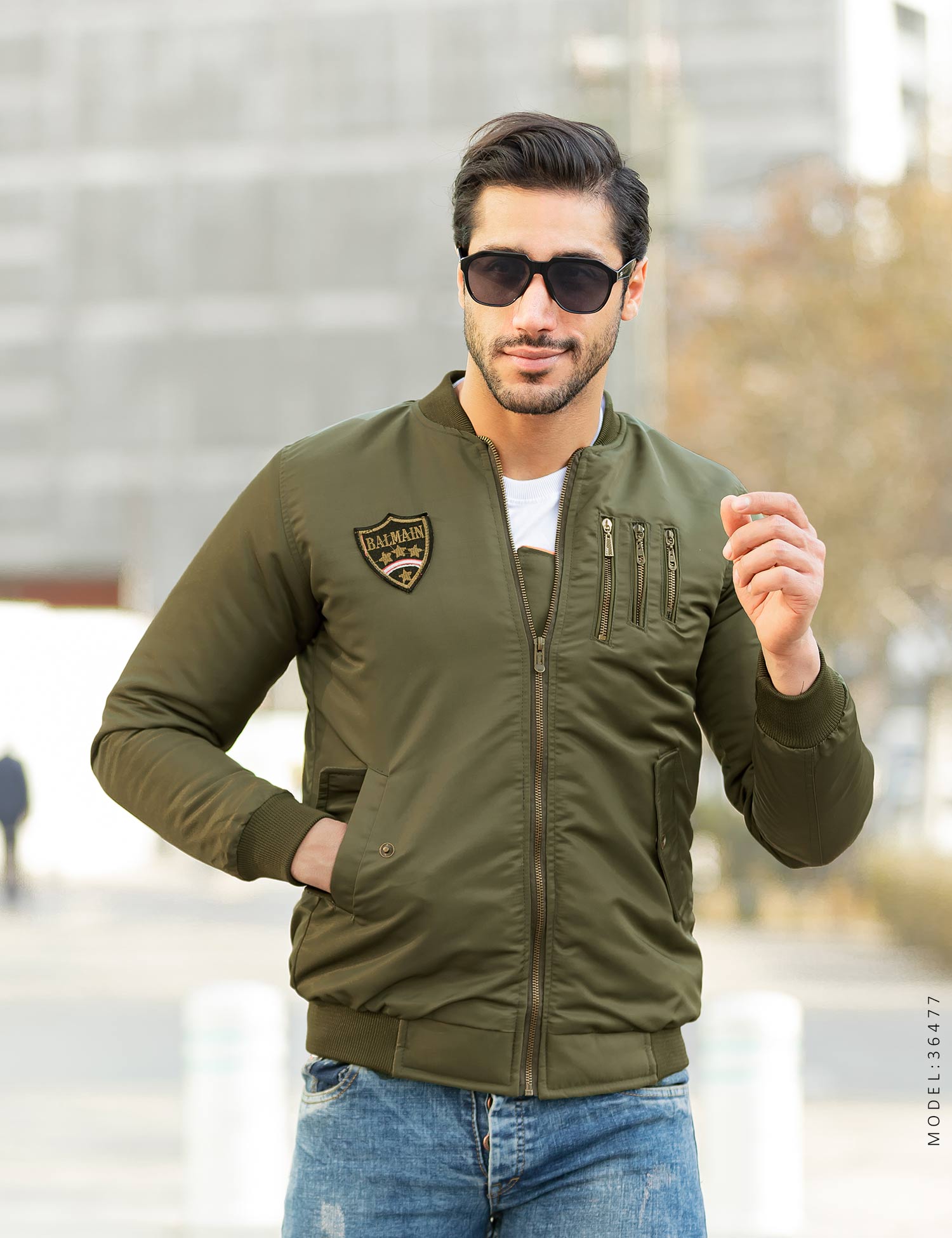 کاپشن خلبانی مردانه Fashion مدل 36477