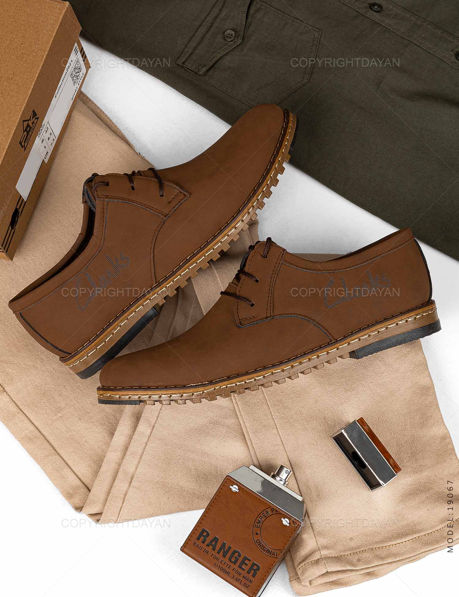 کفش مردانه Clarks مدل 19067