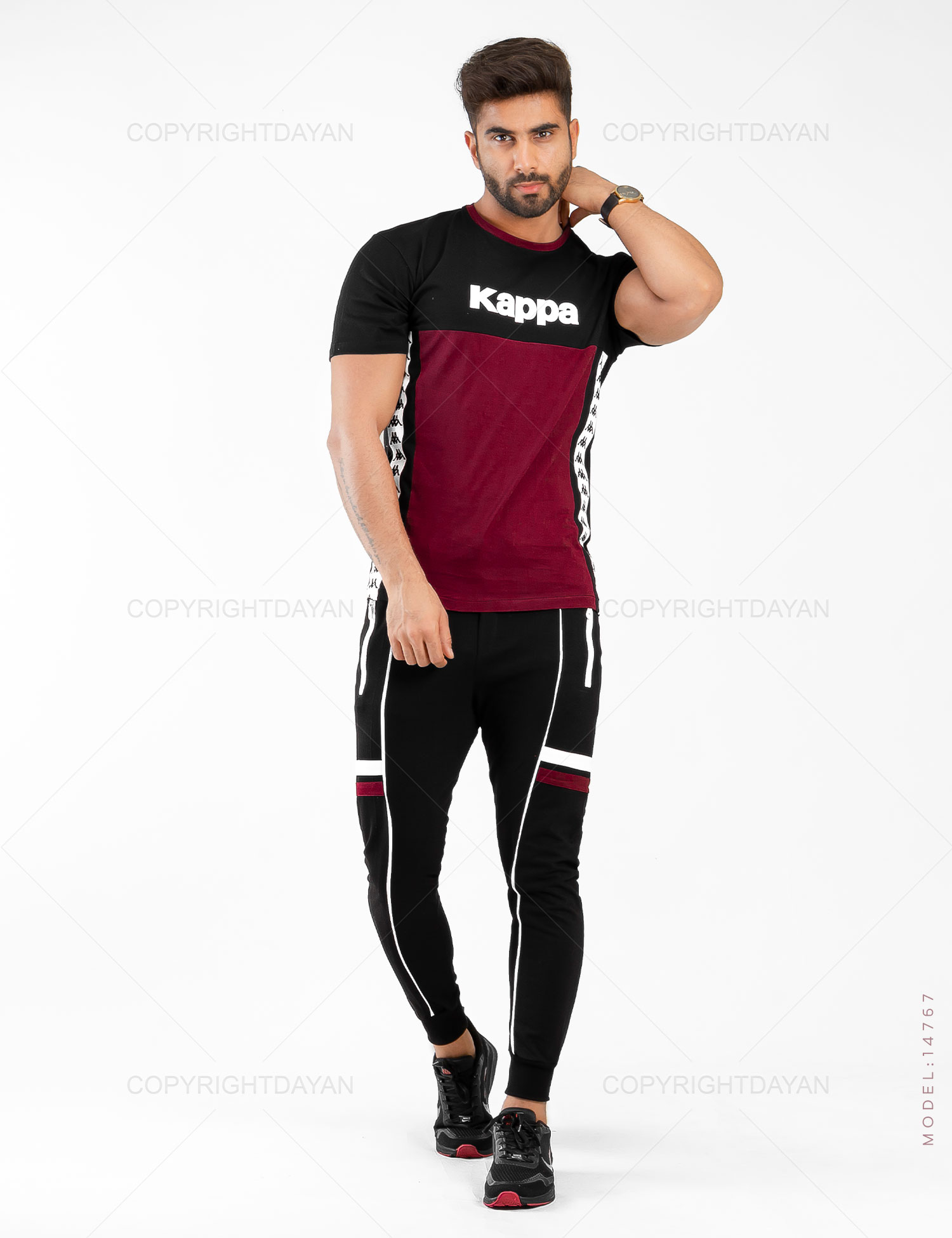 ست تیشرت شلوار مردانه Kappa مدل 14767