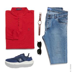 بلوز مردانه Polo مدل 35038