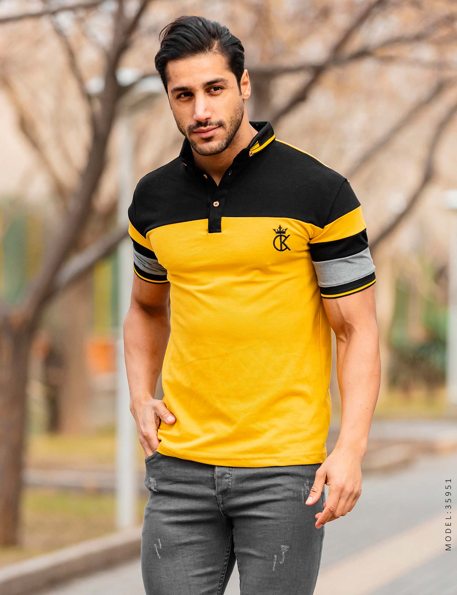 پولوشرت مردانه Calvin Klein مدل 35951