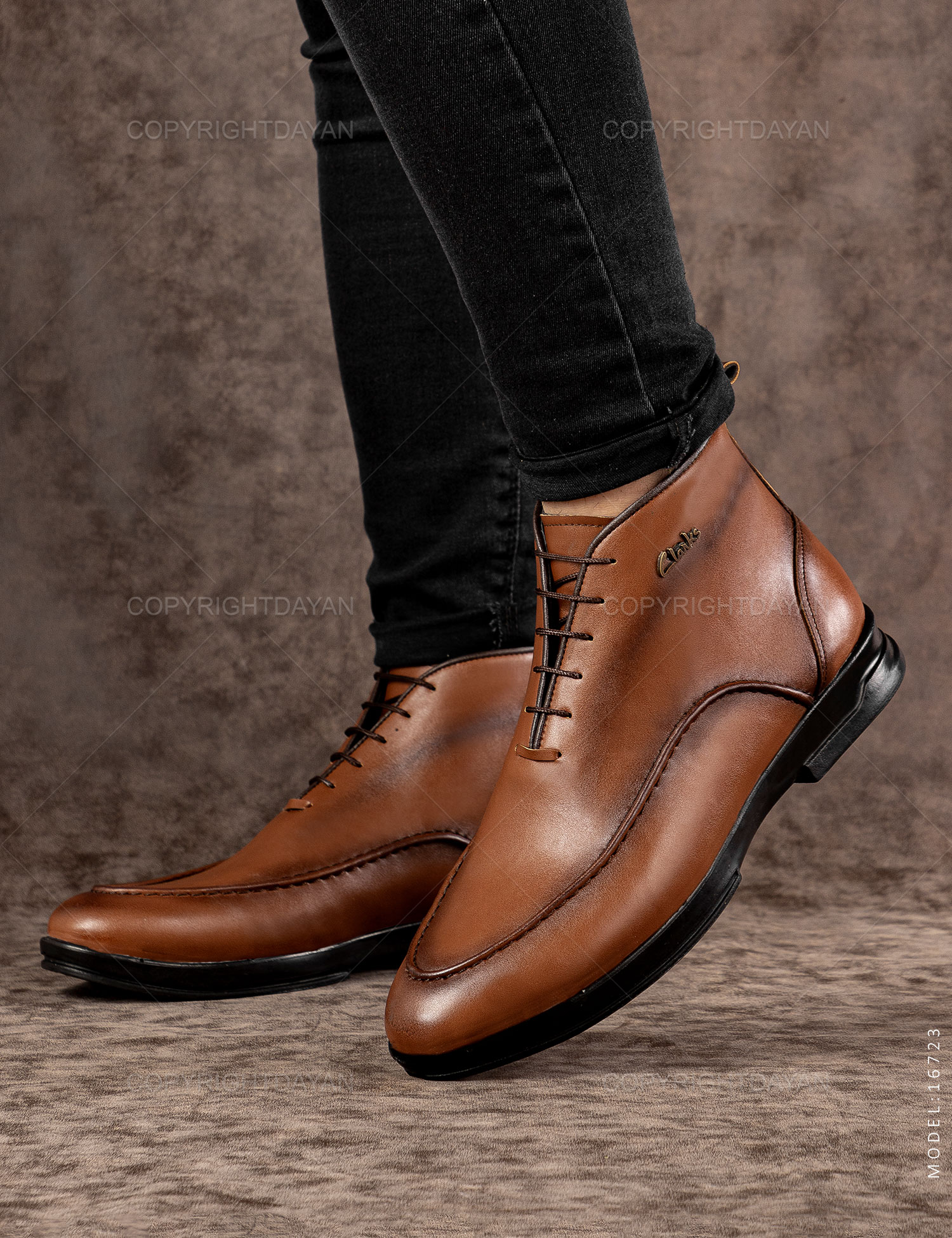 نیم بوت مردانه Clarks مدل 16723