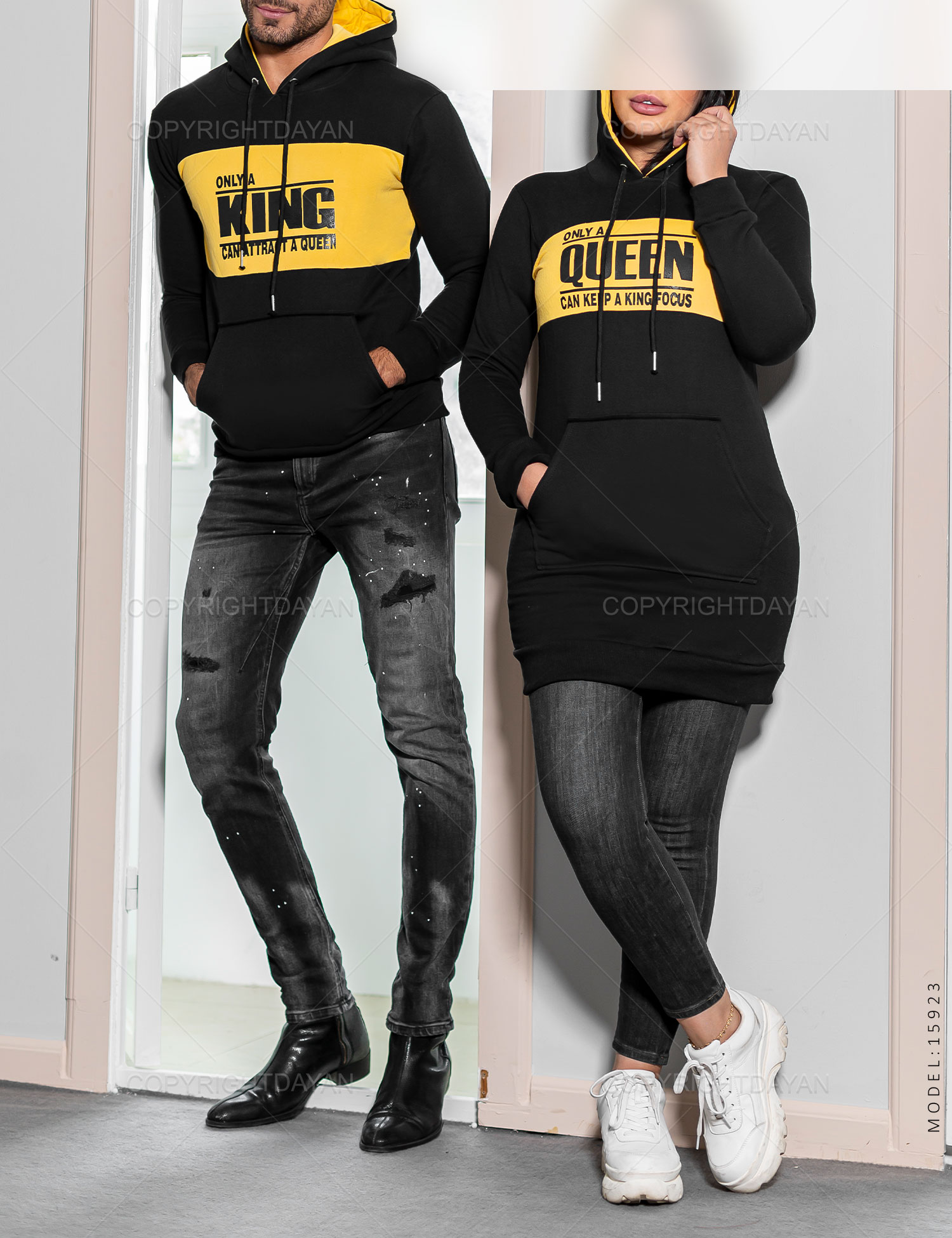 ست دونفره سویشرت King & Queen مدل 15923
