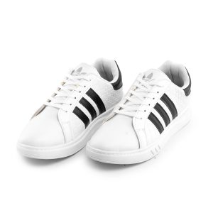 کفش اسپرت Adidas مردانه سفید بندی مدل 43733