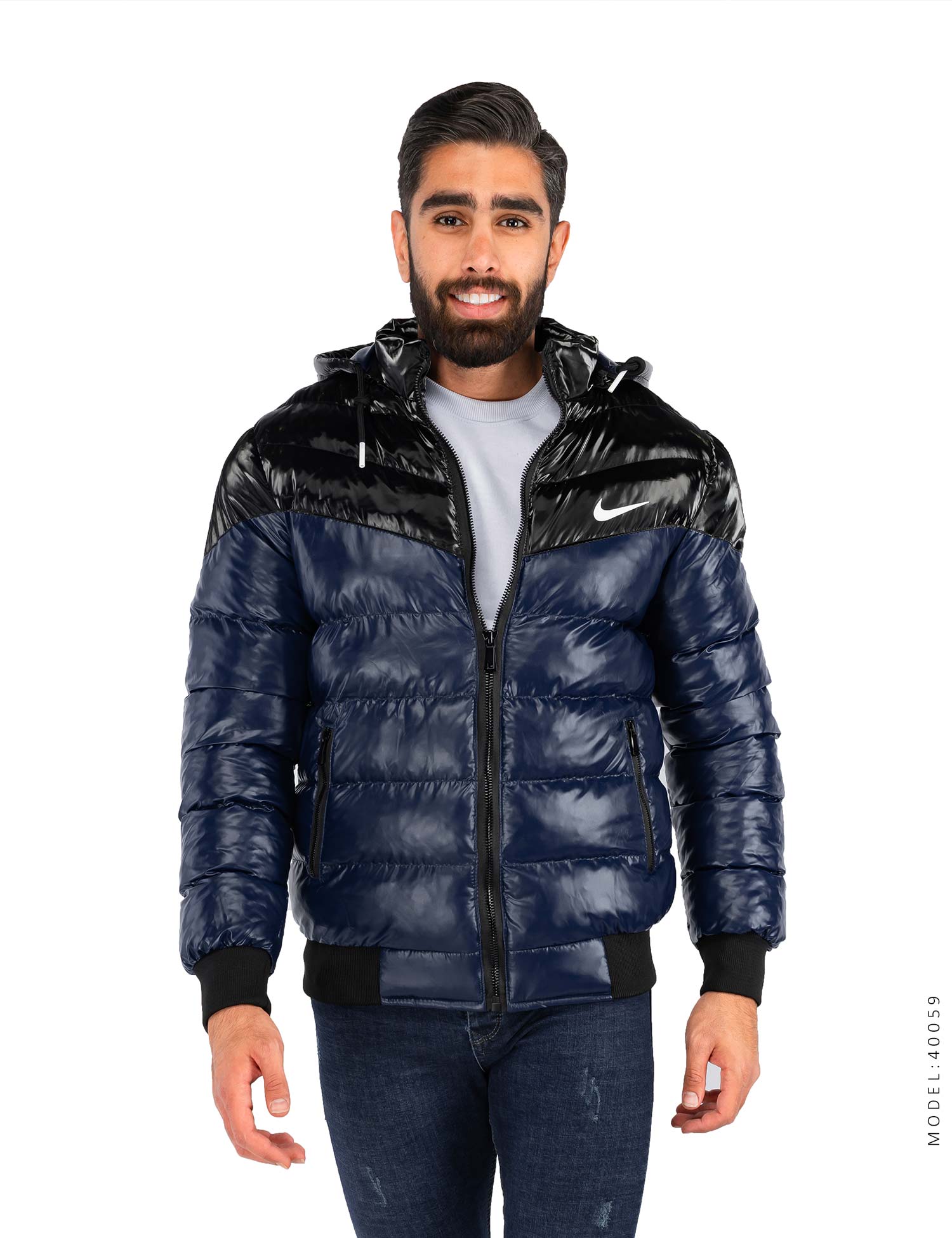 کاپشن مموری مردانه بادی Nike مدل 40059