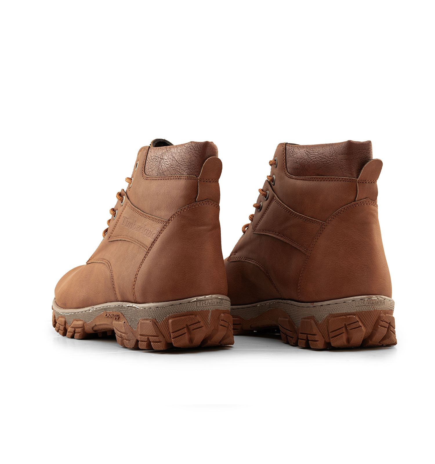 کفش نیم بوت مردانه عسلی Timberland بند دار مدل 45362