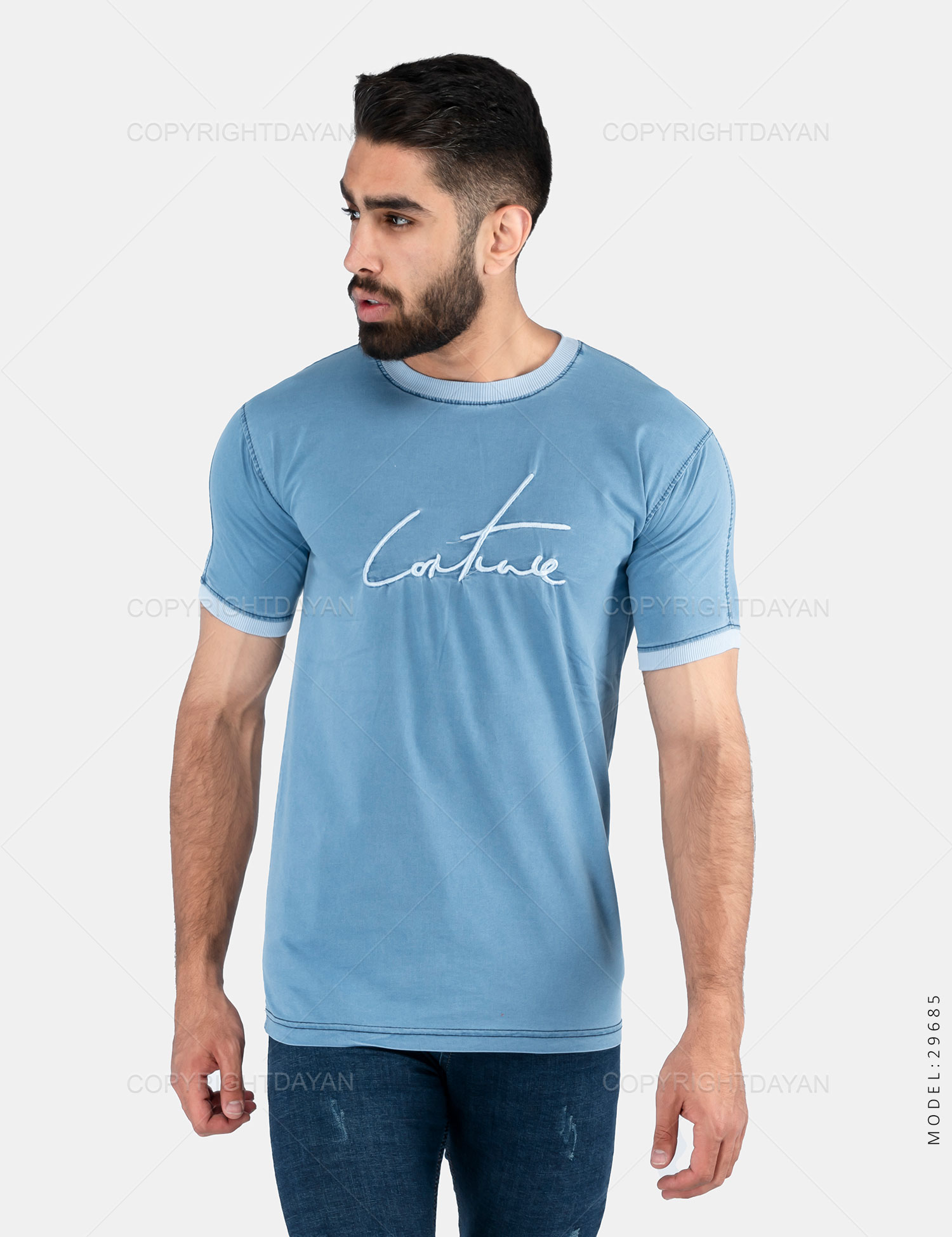 تیشرت مردانه Carlo مدل 29685