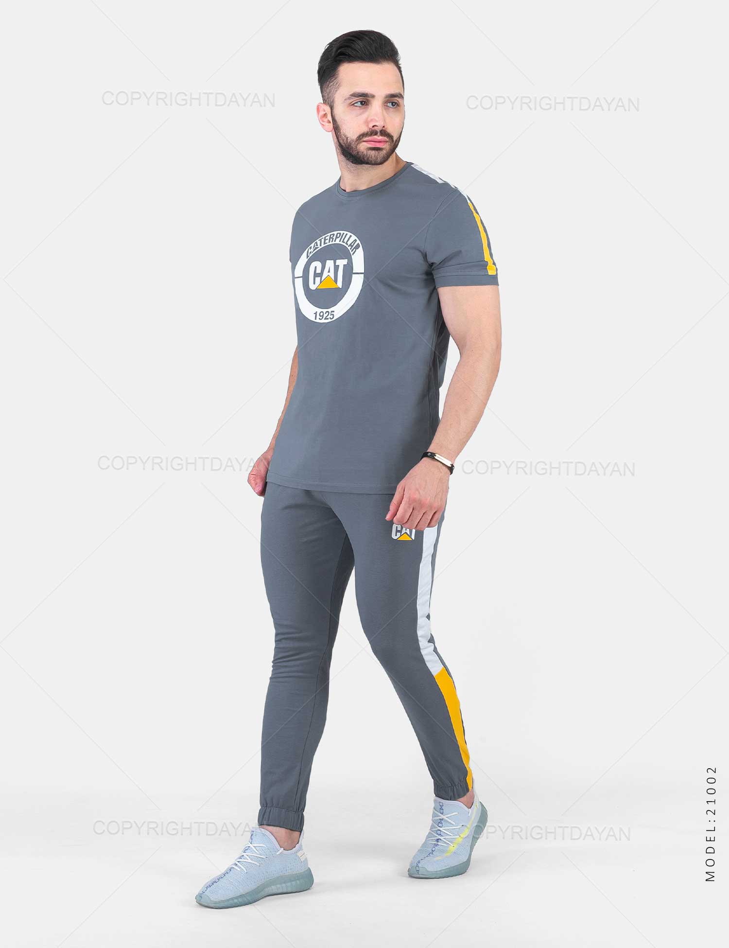 ست تیشرت شلوار مردانه Cat مدل 21002