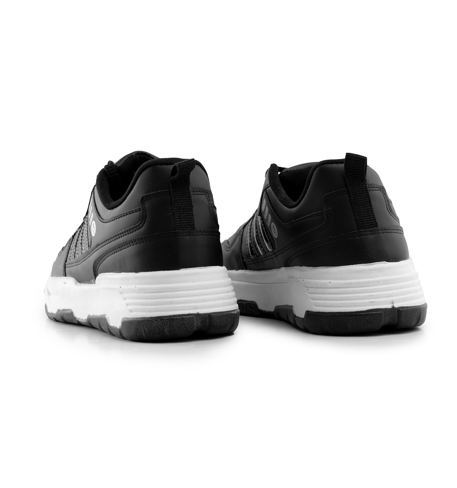 کفش روزمره مردانه Adidas چرم مصنوعی بند دار مشکی مدل 41636