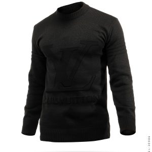پلیور بافت مردانه یقه گرد Louis Vuitton مدل 30986