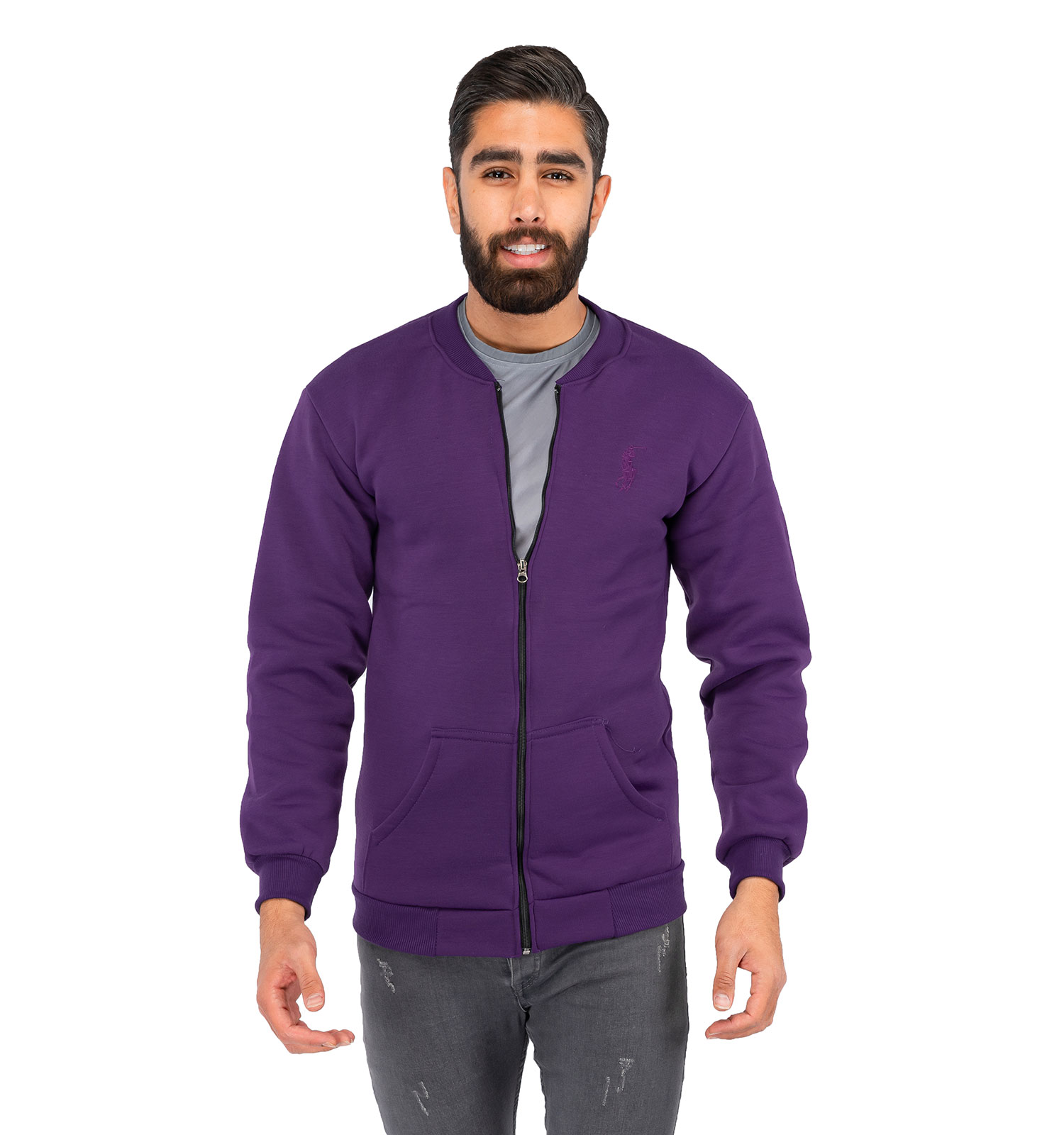 سویشرت زیپ دار مردانه Polo مدل 39571