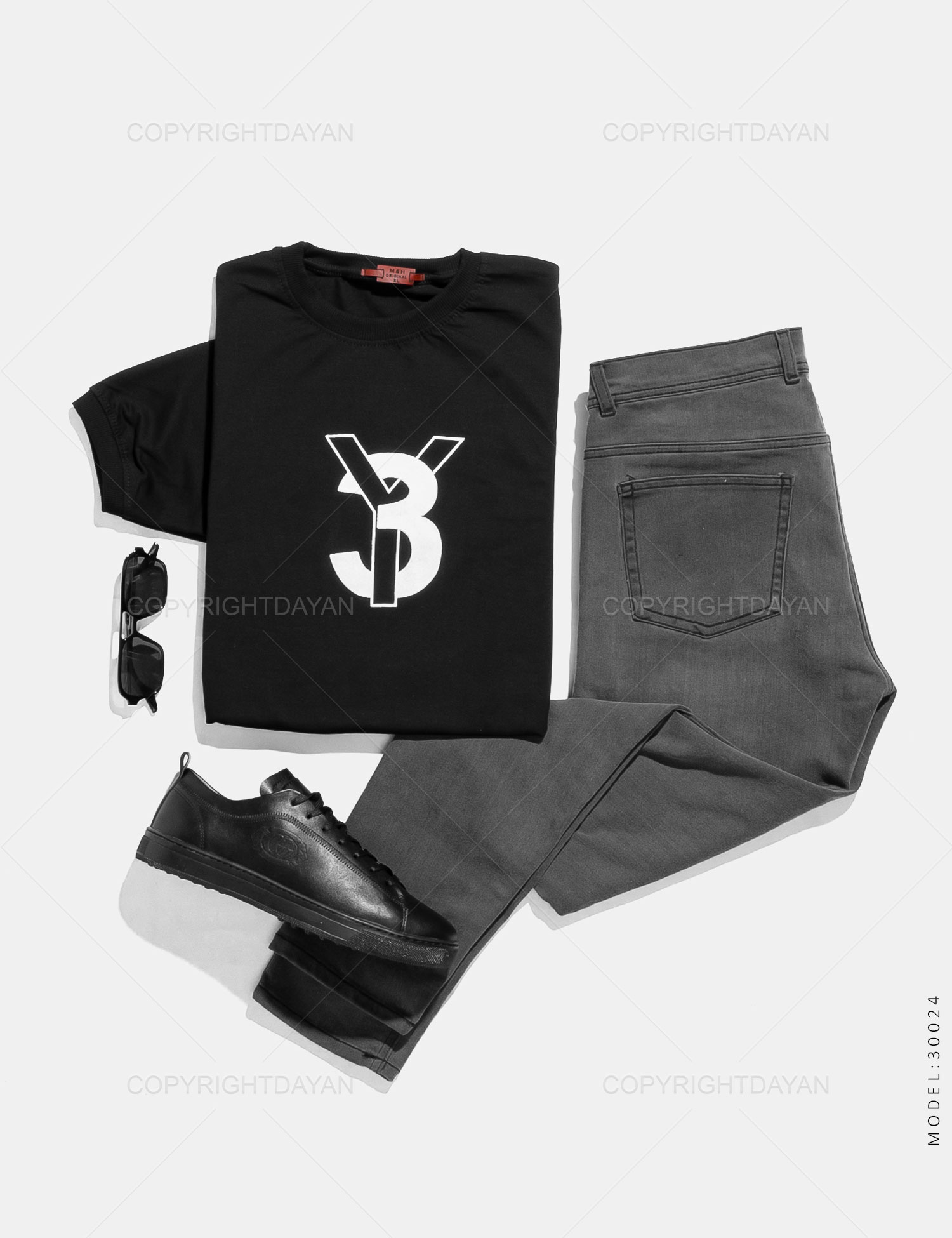 تیشرت مردانه Y – 3 مدل 30024