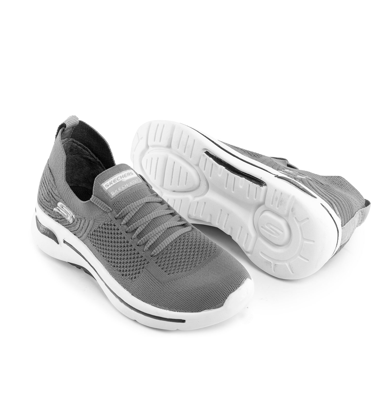 کفش اسپرت Skechers مردانه طوسی مدل 43145