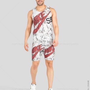 ست رکابی شلوارک مردانه Nike مدل 25440