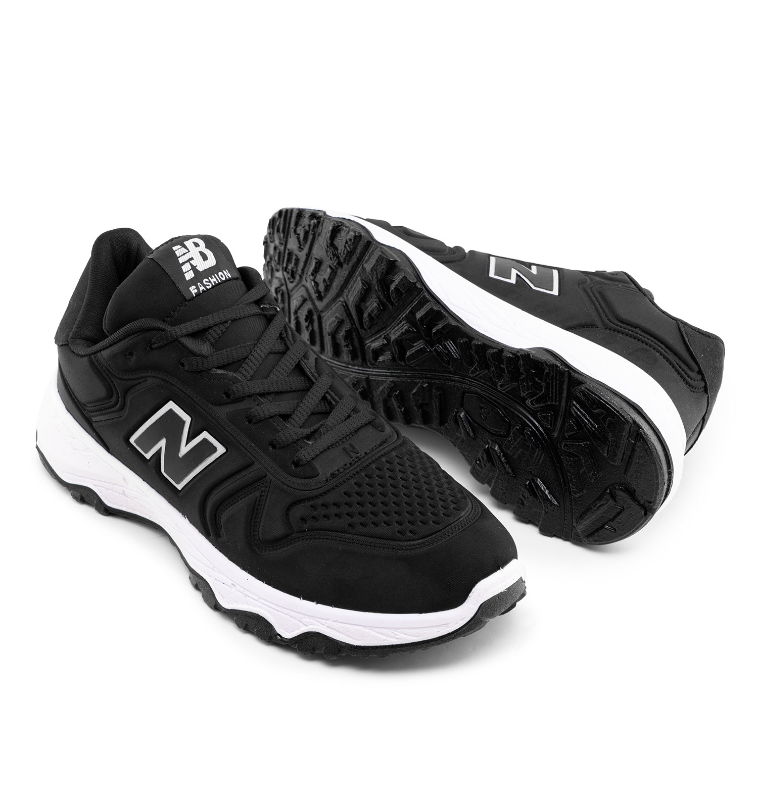 کفش ورزشی New Balance مردانه مشکی بندی مدل 45602