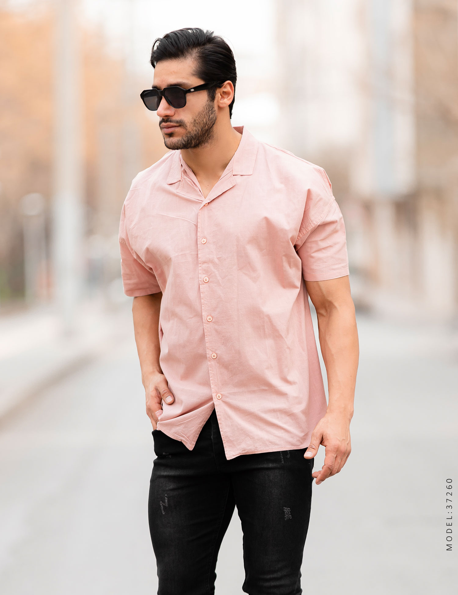 پیراهن مردانه لینن Maran مدل 37260