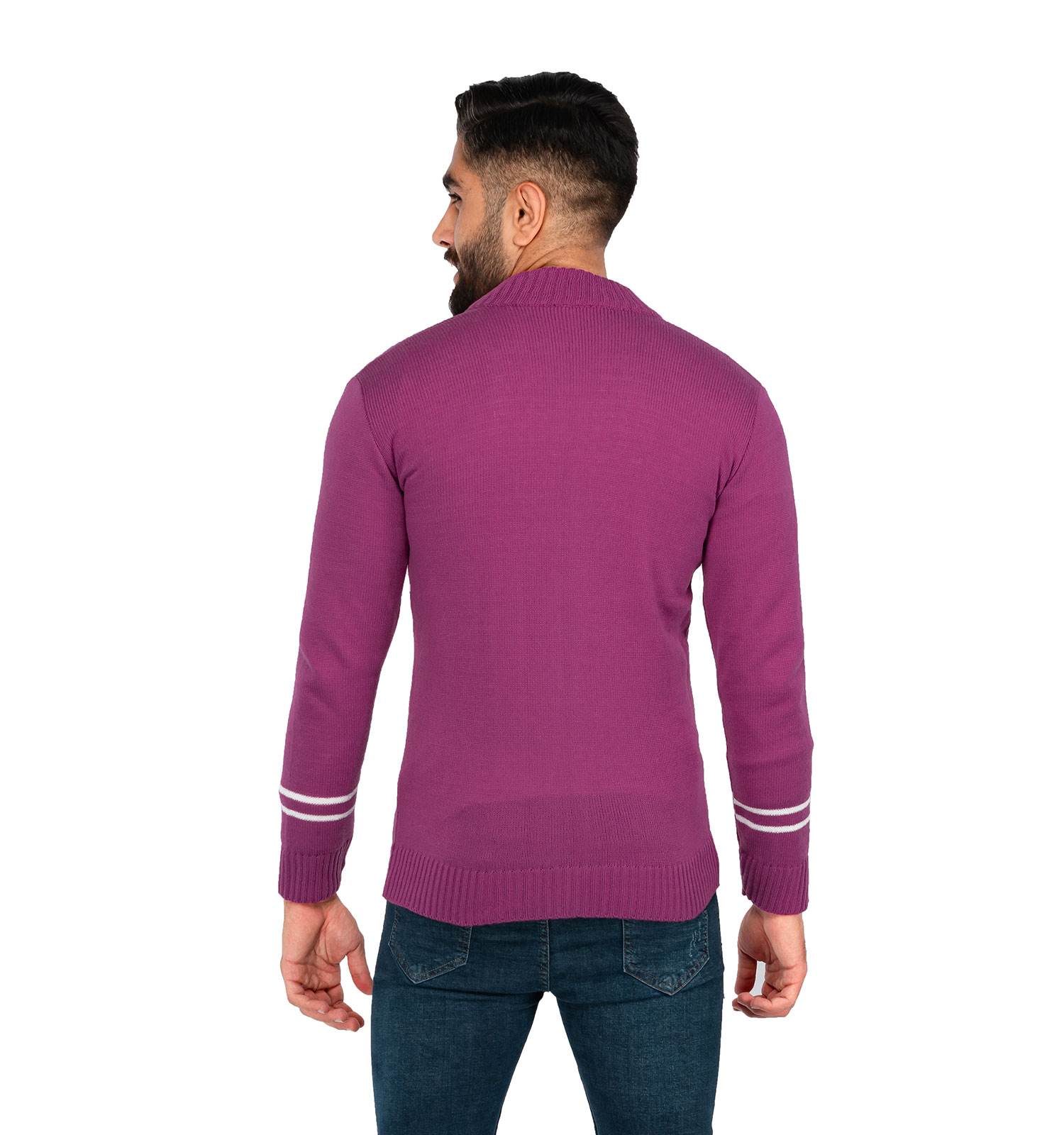 ژاکت بافت مردانه زیپ دار ایستاده D & G مدل 40160