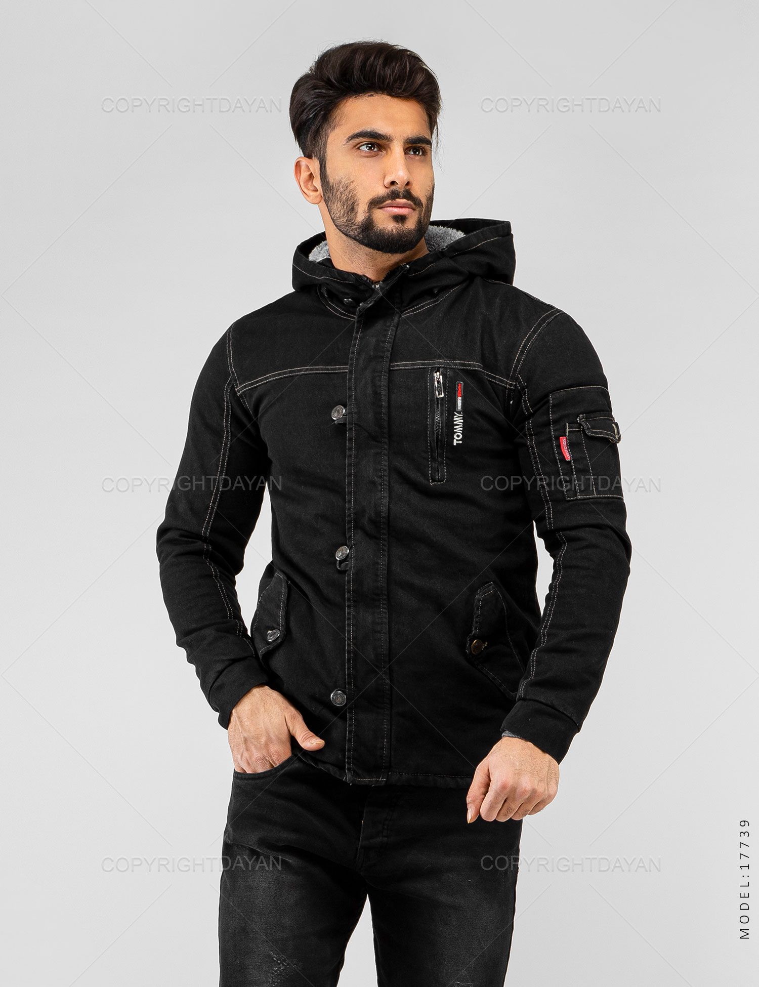 کاپشن مردانه Tommy مدل 17739
