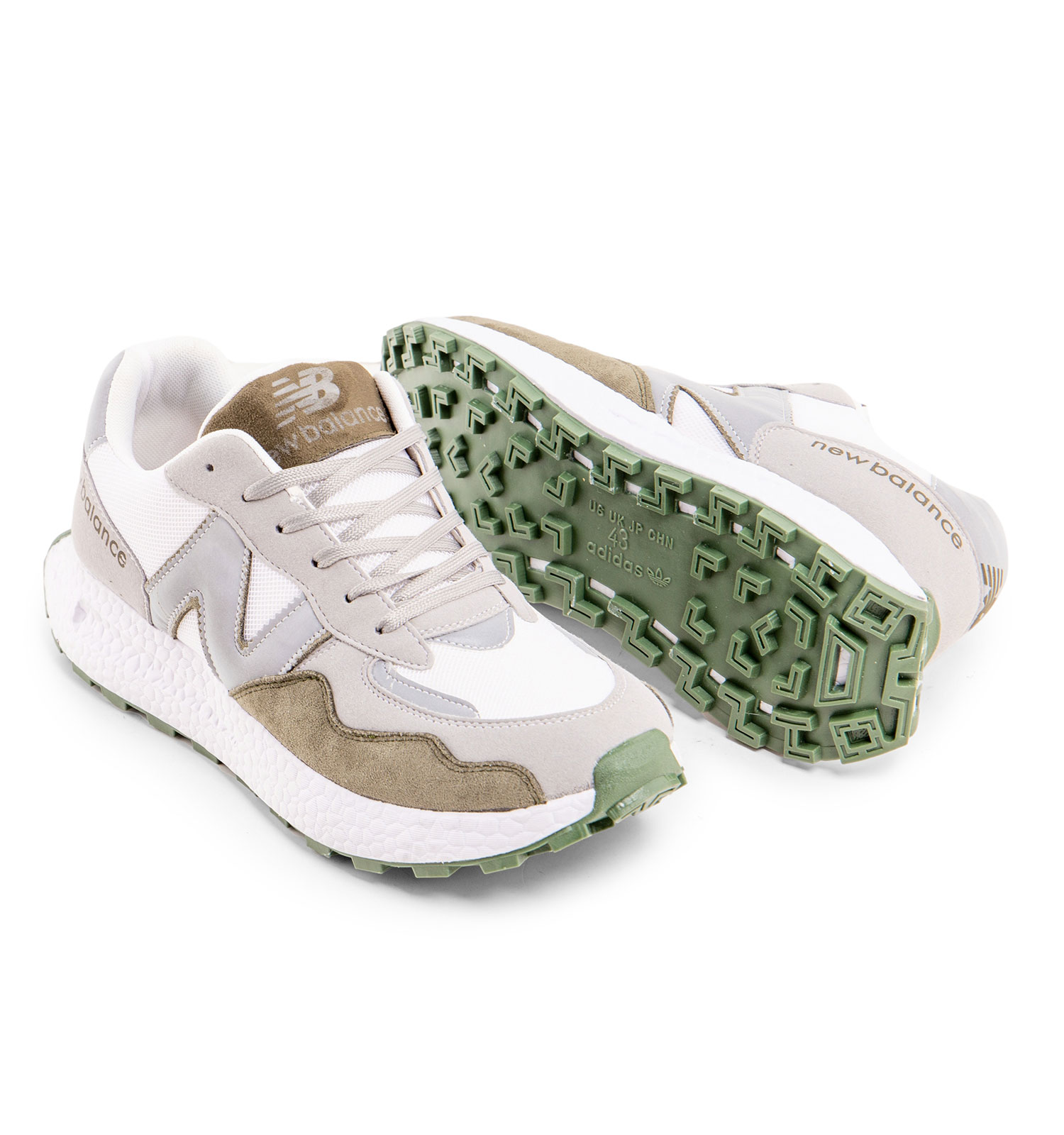 کفش اسپرت New Balance مردانه طوسی بندی مدل 42639