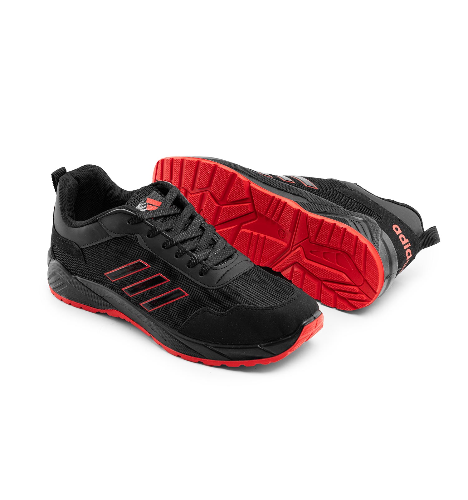 کفش اسپرت Adidas مردانه پیاده روی بندی چرم مصنوعی مدل 40489