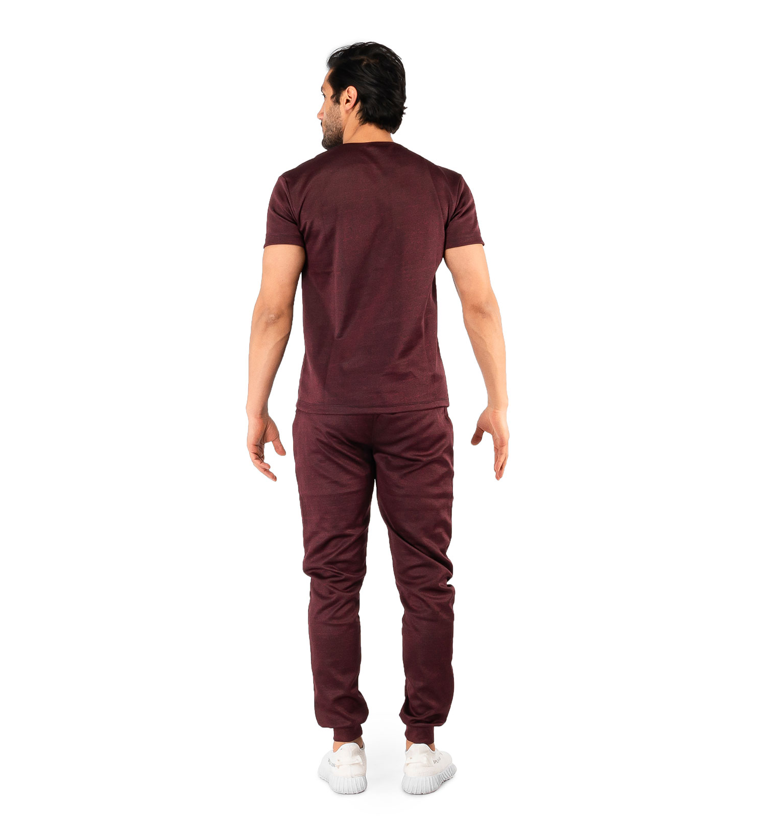 ست تیشرت شلوار مردانه آستین کوتاه ساده یقه گرد مدل 44145