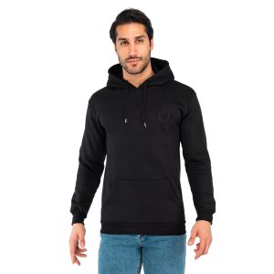 هودی مردانه کلاهدار مشکی Adidas مدل 40813