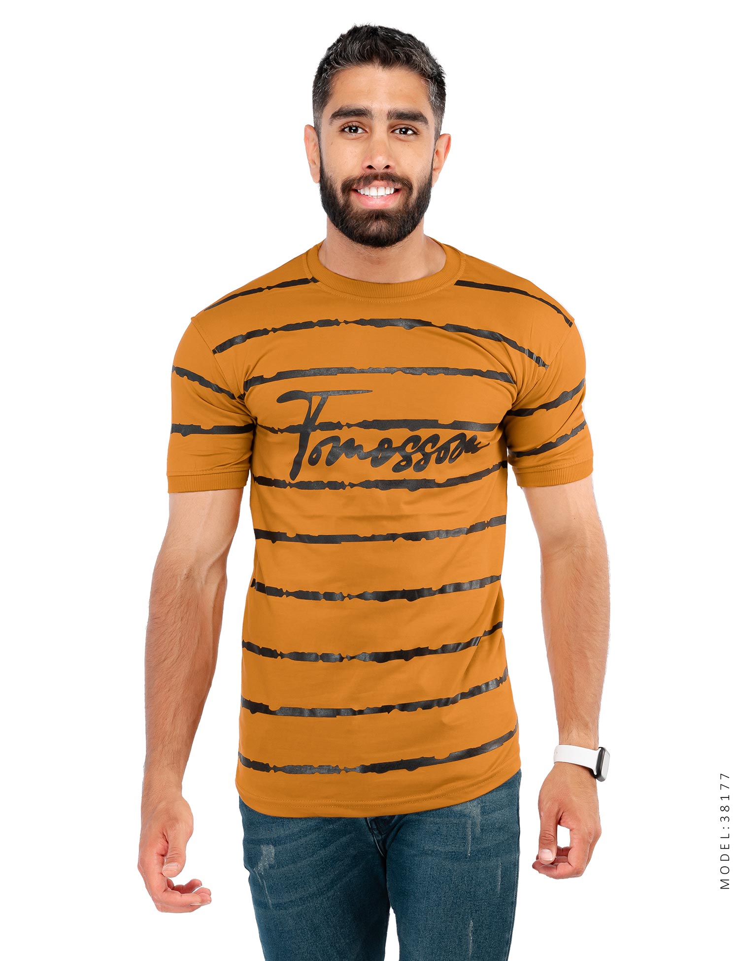 تیشرت مردانه یقه گرد Rayan مدل 38177