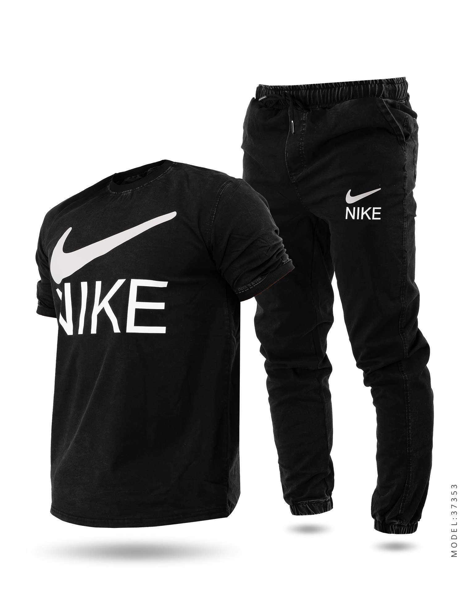 ست تیشرت شلوار جین اسپرت Nike مدل 37353