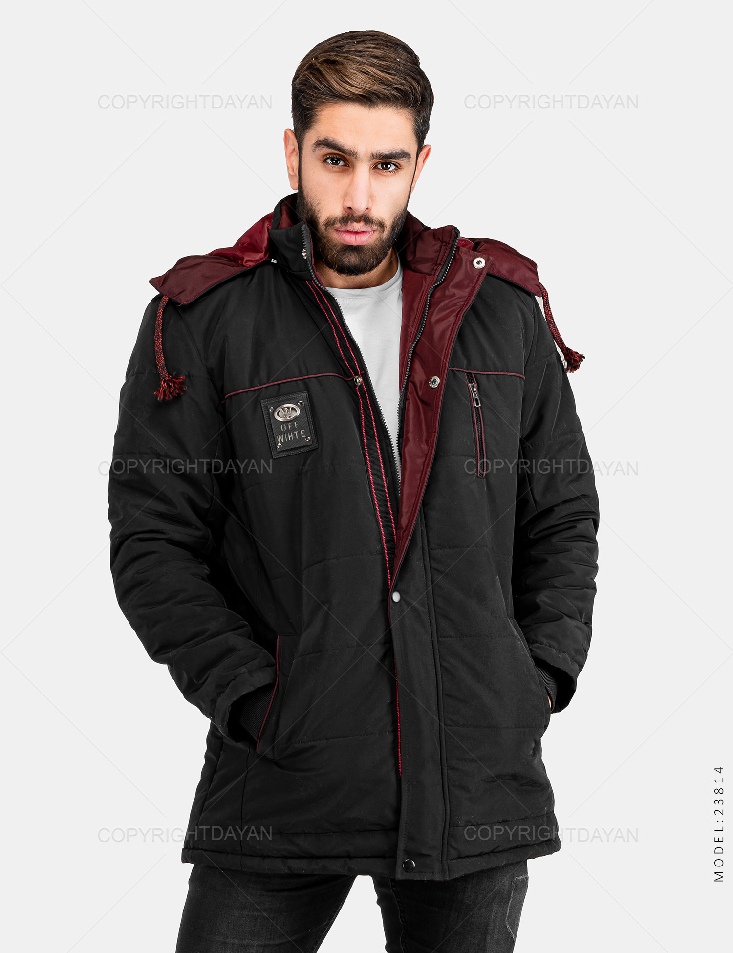 کاپشن مردانه Off – White مدل 23814