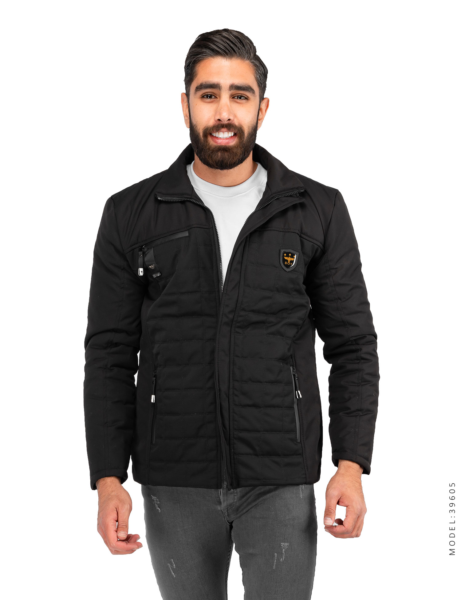 کاپشن برزنتی مردانه Stark مدل 39605