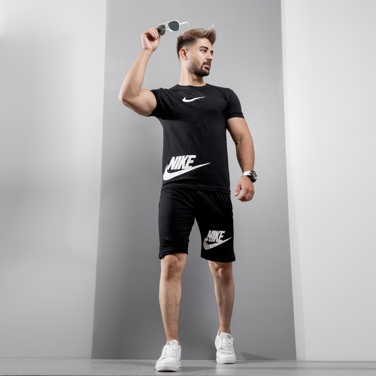 ست تیشرت شلوارک Nike مردانه مدل Etrivel