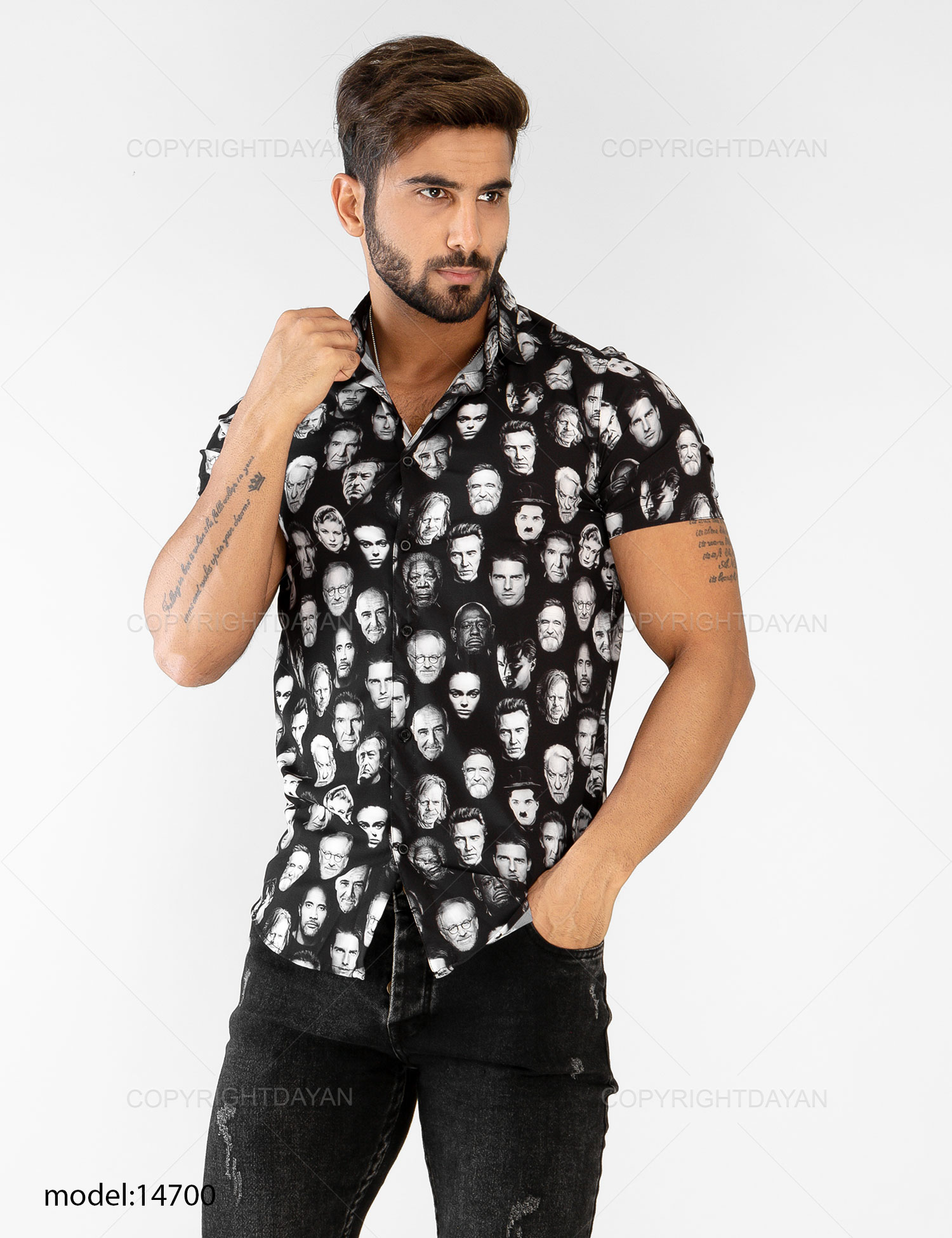 پیراهن مردانه Marlon مدل 14700