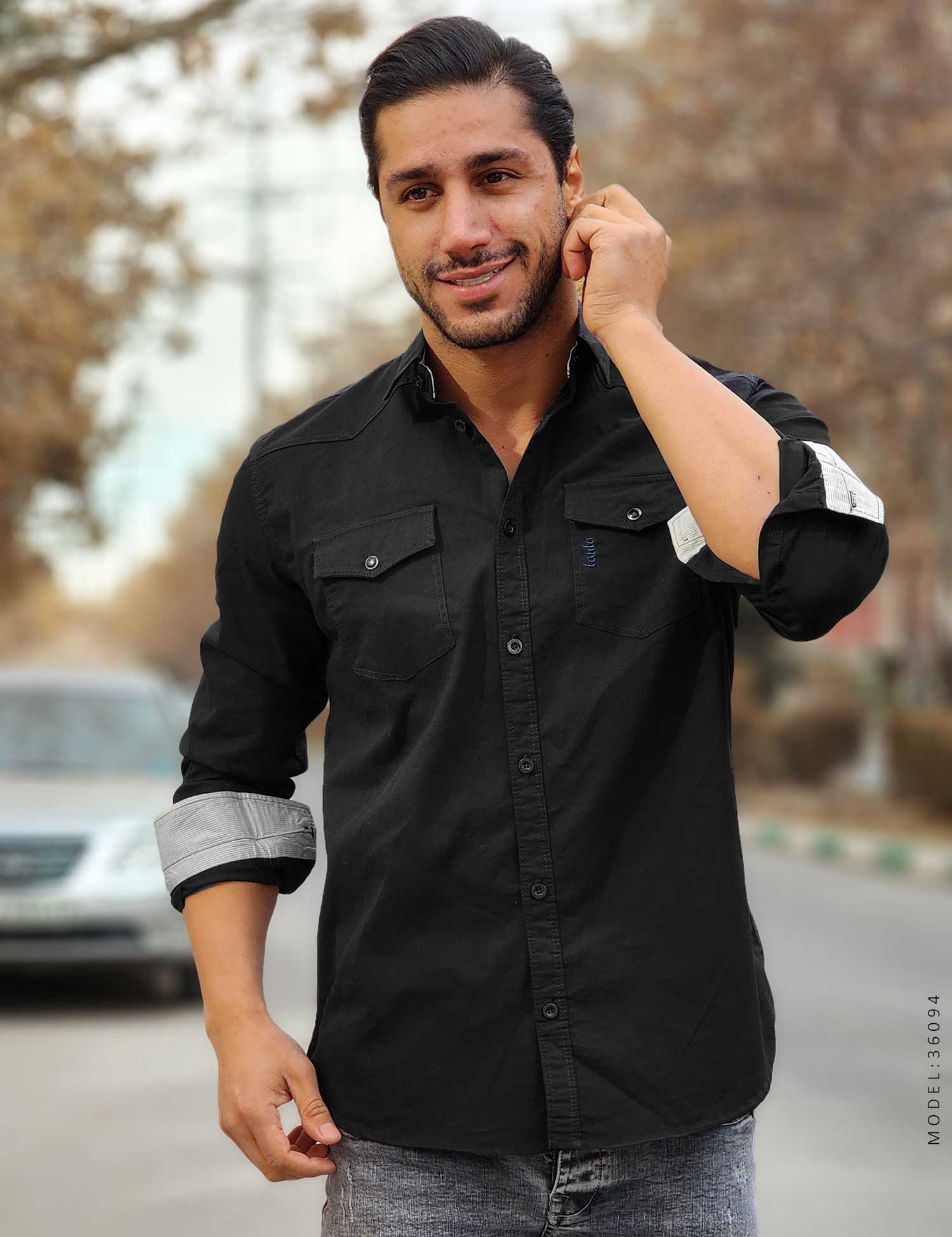 پیراهن مردانه کتان Maran مدل 36094