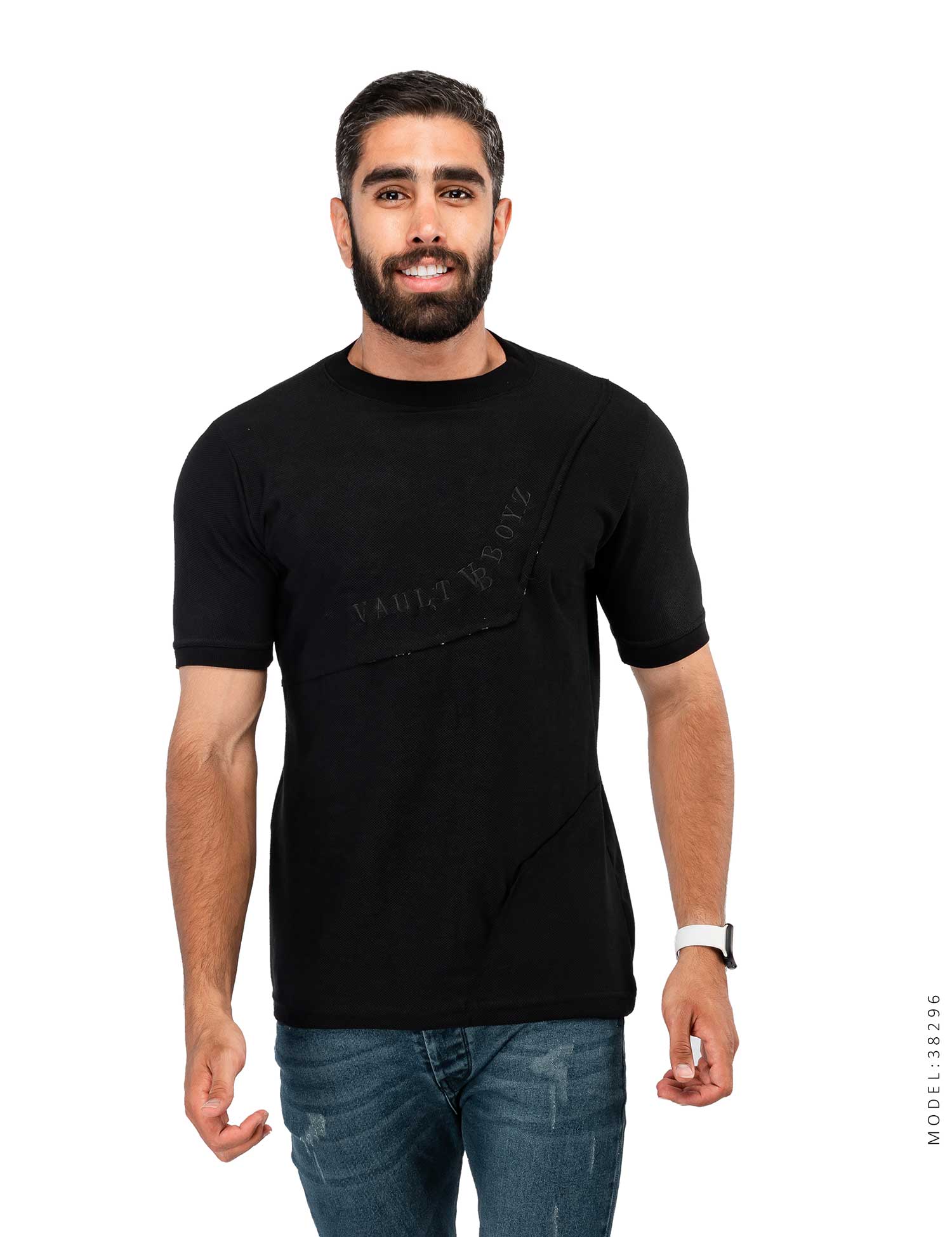 تیشرت مردانه یقه گرد Zima مدل 38296
