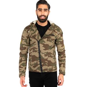 کاپشن کتان مردانه چریکی Kiyan مدل 40764
