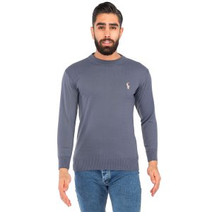 بافت مردانه یقه گرد فری سایز ساده Polo مدل 40885