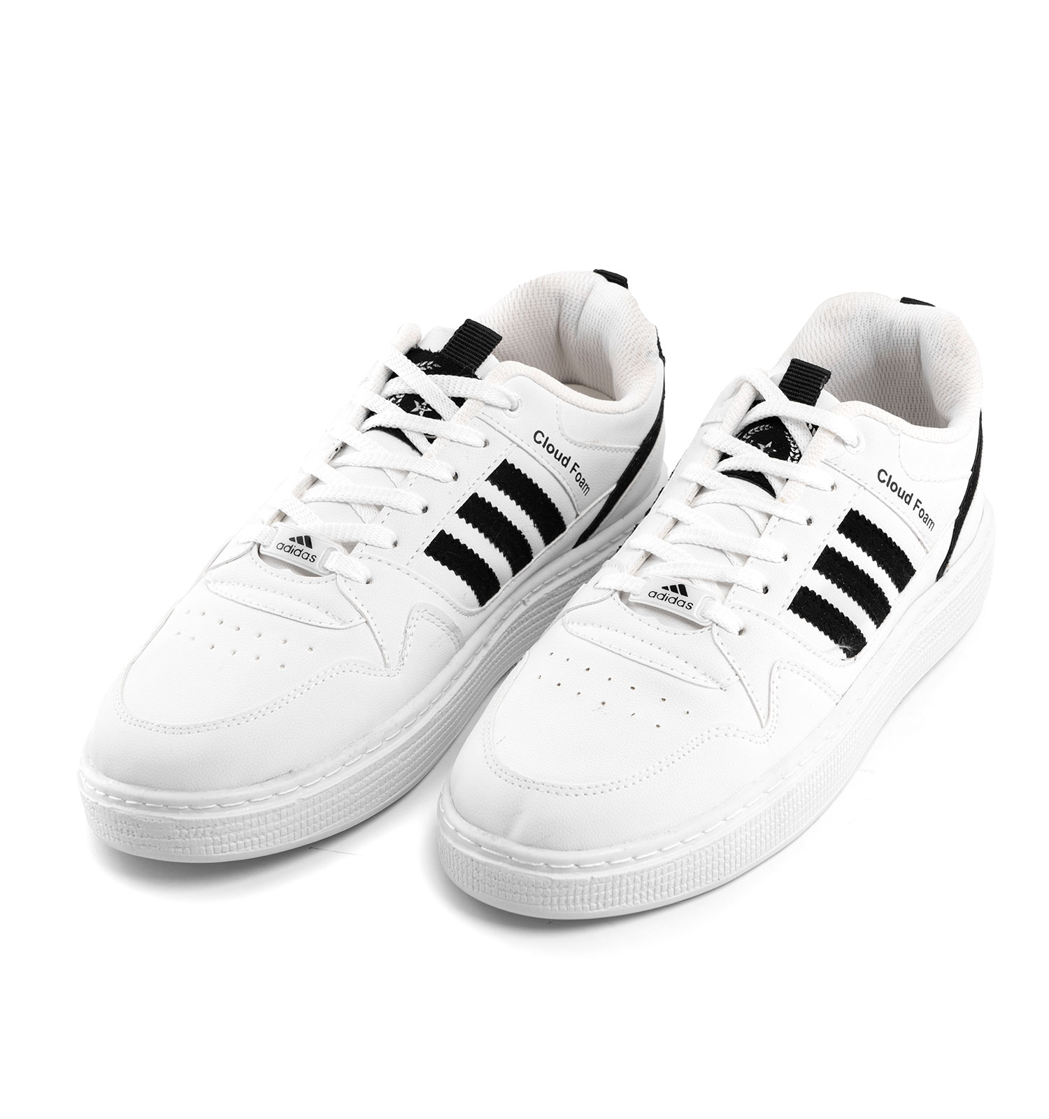 کفش اسپرت Adidas مردانه سفید بندی مدل 43322