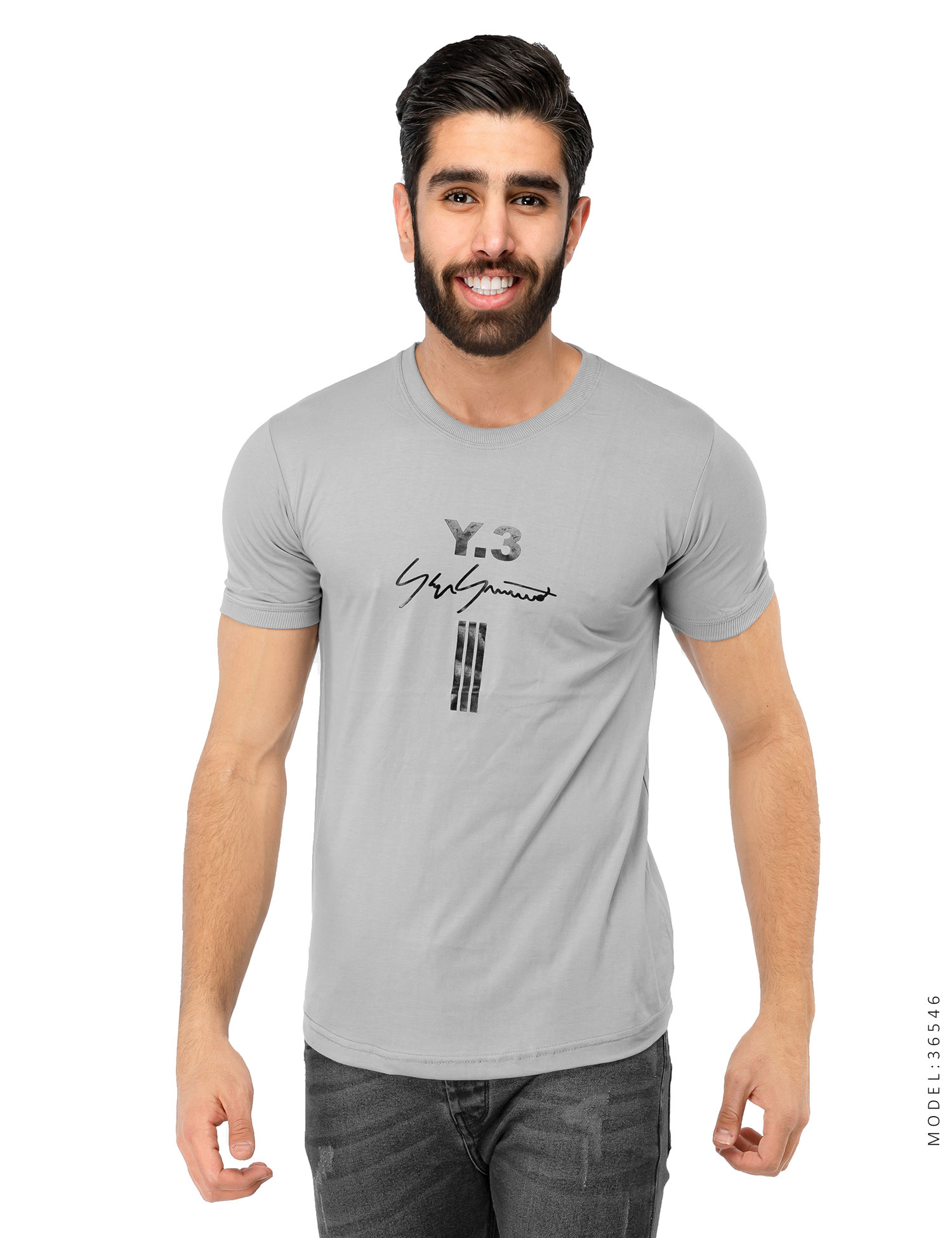 تیشرت یقه گرد مردانه Y – 3 مدل 36546