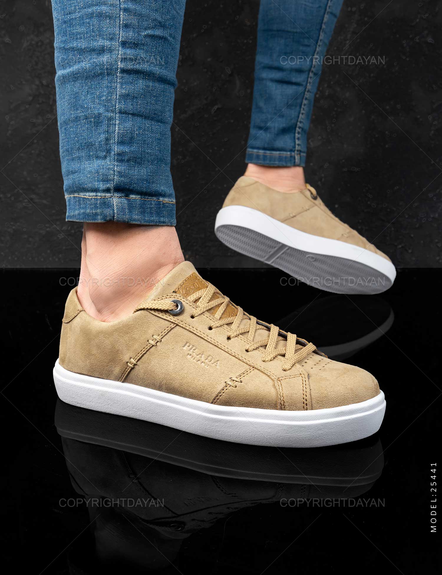 کفش روزمره مردانه Prada مدل 25441