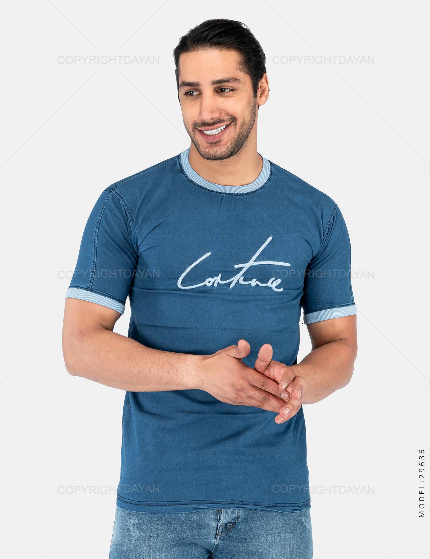 تیشرت مردانه Carlo مدل 29686