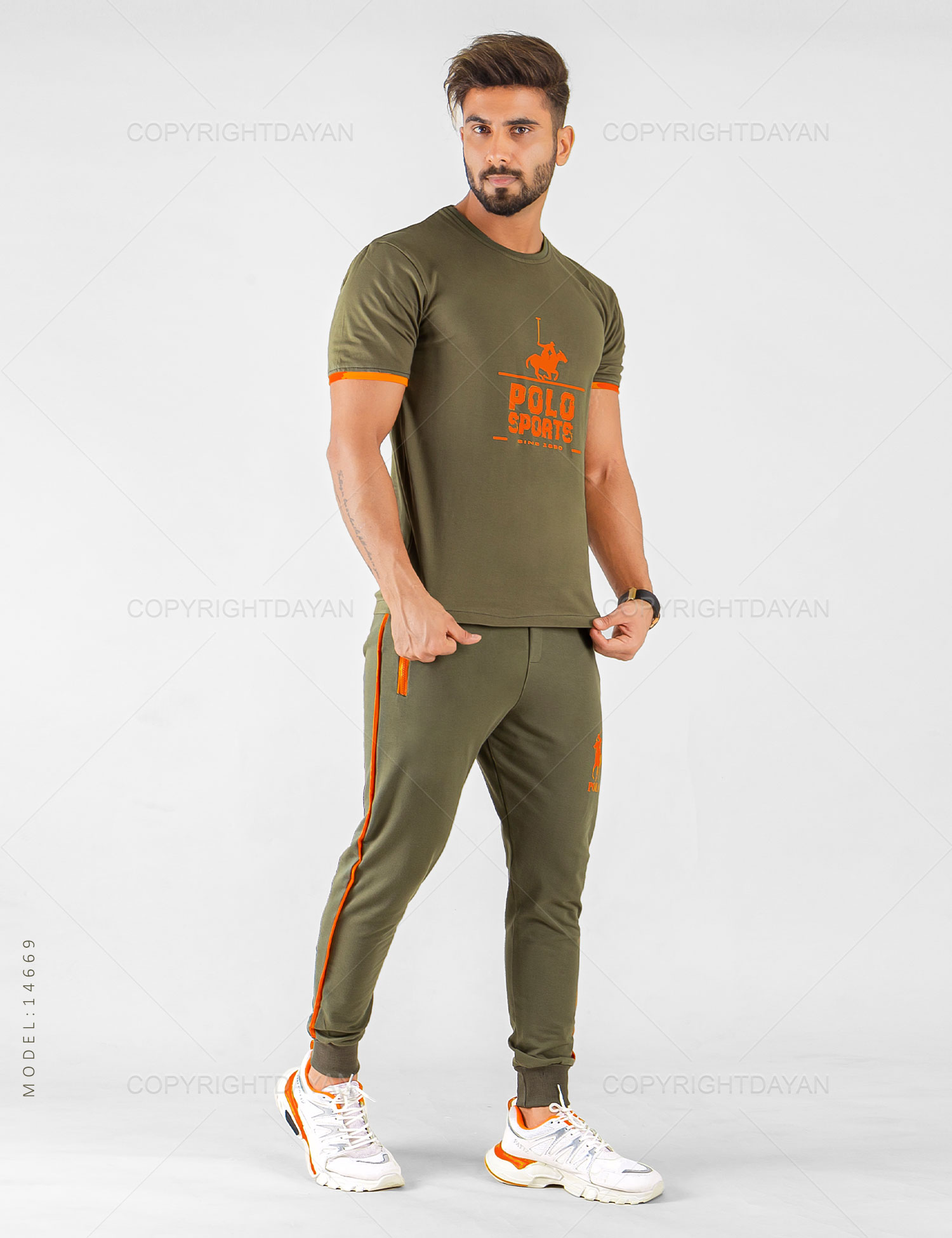 ست تیشرت شلوار مردانه Polo مدل 14669