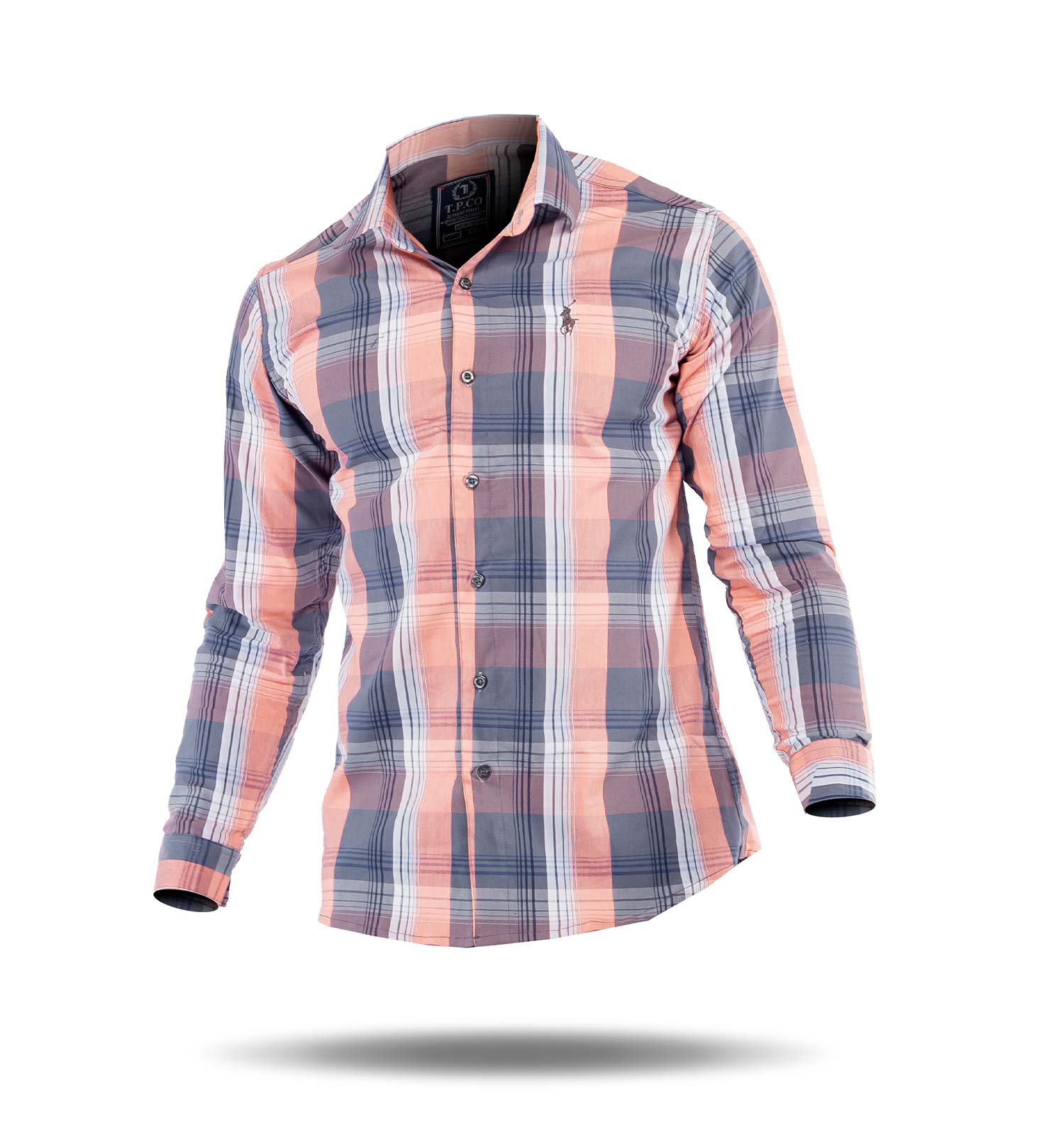 پیراهن چهارخانه مردانه Polo مدل 35266