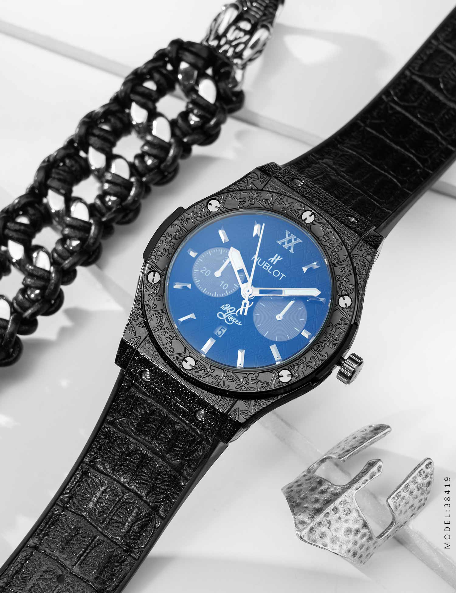 ساعت مچی مردانه عقربه ای Hublot مدل 38419